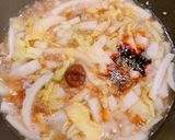 仕上げは溶き卵!白菜を使った麻婆春雨作り方5写真