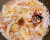 仕上げは溶き卵！白菜を使った麻婆春雨作り方5写真