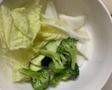 簡単餃子炒飯味豚こま回鍋肉青椒肉絲風作り方6写真