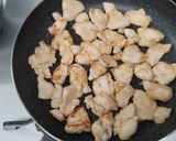 むね肉とトマト、茄子、ピーマンの炒めもの作り方5写真
