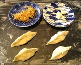 シーフードヌードルを活かして作る餃子作り方6写真