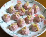 【 ひき肉れんこん団子のレンジ蒸し 〗作り方6写真