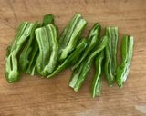 ししとう消費！ピーマンもどき酢豚作り方1写真