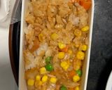 レンジピリ辛オイクリーム味オムライス弁当作り方8写真