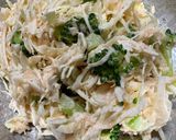 【簡単副菜】千切キャベツの明太マヨソース作り方3写真