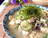 昼食・夕食★レンジで簡単♪鯖缶で冷や汁・そうめん作り方10写真