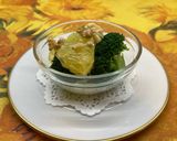 朝食に！ブロッコリーと八朔のサラダ作り方5写真