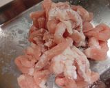 豚肉の細切り揚げときゅうりの甘酢和え作り方3写真