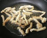 豚肉の細切り揚げときゅうりの甘酢和え作り方4写真