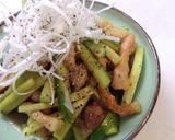 豚肉の細切り揚げときゅうりの甘酢和え作り方6写真