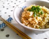 簡単朝食♪おかかマヨ醤油で☆炊き込みご飯作り方4写真