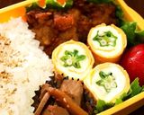 お弁当に☆オクラとチーズの卵焼き作り方8写真