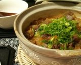 簡単！牛スジの土手鍋♪こんにゃくと大根入作り方11写真