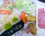 ドライカレーの野菜炒め＆春巻き♪簡単＆節作り方1写真