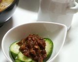 テンメンジャン入り味付けマグロ缶のキュー作り方1写真