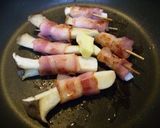 超簡単エリンギベーコン巻のバター醤油1作り方4写真