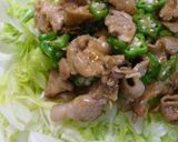 レタスの生姜焼きオクラソース作り方9写真