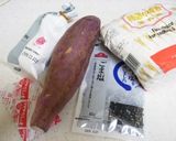 簡単！薩摩芋のごま塩天ぷら＆おまけのスコ作り方1写真