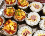 お昼に！ピザみたいな洋風巻き寿司作り方4写真
