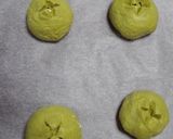 抹茶とホワイトチョコのパン作り方5写真