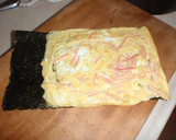 お弁当に♪紅ショウガの卵焼きのり巻き作り方3写真
