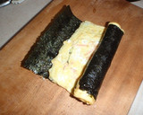 お弁当に♪紅ショウガの卵焼きのり巻き作り方4写真