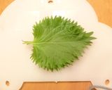 先っぽまできれいに切れる シソの切り方作り方1写真