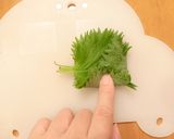 先っぽまできれいに切れる シソの切り方作り方3写真