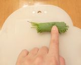 先っぽまできれいに切れる シソの切り方作り方4写真