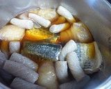さばの煮物　圧力鍋を使って作り方2写真