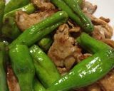 シシトウと豚肉の炒め物作り方5写真