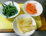 簡単♪肉野菜巻き焼き作り方1写真