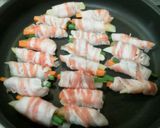 簡単♪肉野菜巻き焼き作り方5写真