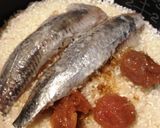 梅といわしの炊き込みご飯作り方1写真