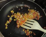 ツナとオクラのカレーチャーハン☆作り方3写真