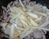 豚肉とジャガイモのしゃっきり炒め作り方3写真