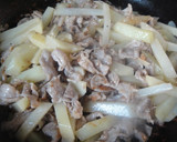豚肉とジャガイモのしゃっきり炒め作り方4写真