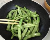 超簡単！ささぎ豆と天ぷらかまぼこの油炒め作り方1写真