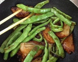 超簡単！ささぎ豆と天ぷらかまぼこの油炒め作り方3写真