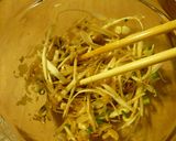 豚トロ焼くだけ♪白髪葱生姜ピリ辛だれかけ作り方5写真