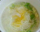 夏バテ防止にも♡レタスと玉子のにゅうめん作り方4写真