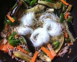 夏野菜☆ガッツリなすの麻婆春雨作り方6写真