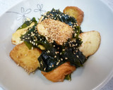 ☼焼肉のたれで♪わかめと竹輪の簡単炒め作り方5写真