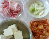 寒い日に美味しい❣豚キムチ汁作り方1写真