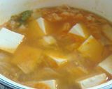 寒い日に美味しい❣豚キムチ汁作り方3写真