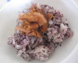 ゆかり＆味付けフレークのおにぎり作り方2写真