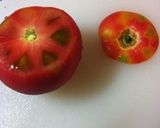 トマトde薔薇の花♪作り方1写真