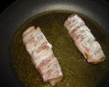 ビール！厚切りベーコン*チーズソース添え作り方6写真
