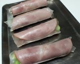 【農家のレシピ】オクラとハムの生春巻き作り方3写真