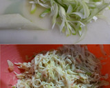 簡単☆残った素麺☆翌日はネギお好み焼き？作り方2写真